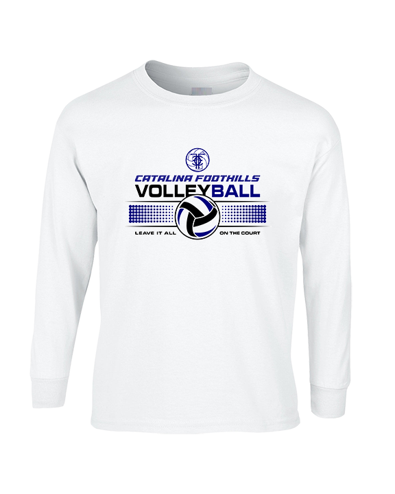 Catalina Foothills HS Volleyball Leave It On The Court - Cotton Longsleeve