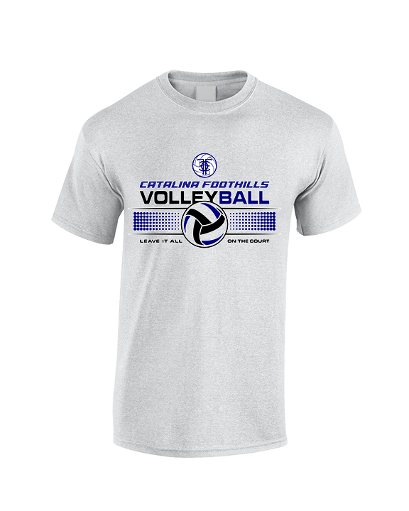 Catalina Foothills HS Volleyball Leave It On The Court - Cotton T-Shirt