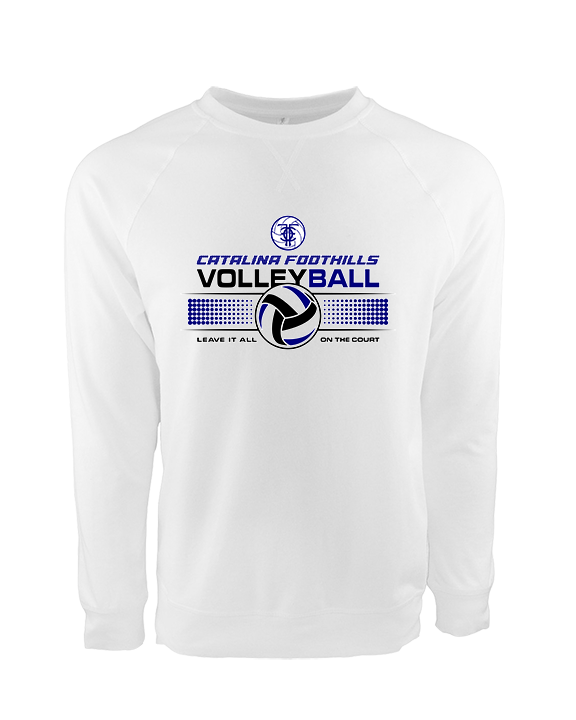 Catalina Foothills HS Volleyball Leave It On The Court - Crewneck Sweatshirt