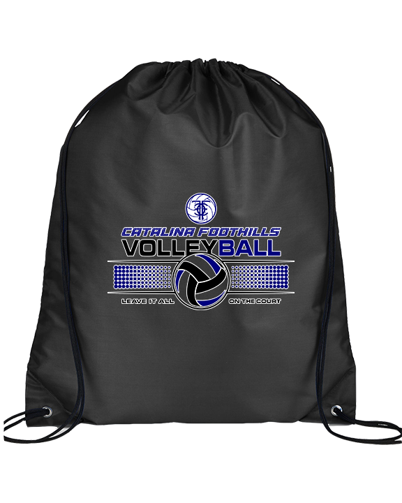 Catalina Foothills HS Volleyball Leave It On The Court - Drawstring Bag