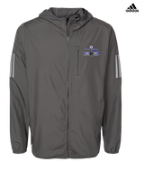 Catalina Foothills HS Volleyball Leave It On The Court - Mens Adidas Full Zip Jacket