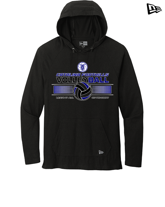 Catalina Foothills HS Volleyball Leave It On The Court - New Era Tri-Blend Hoodie