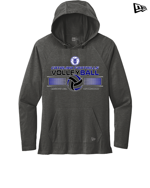 Catalina Foothills HS Volleyball Leave It On The Court - New Era Tri-Blend Hoodie