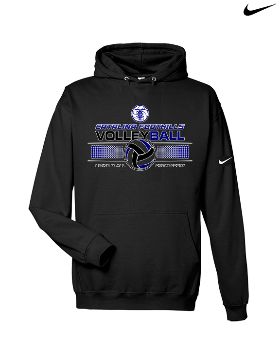 Catalina Foothills HS Volleyball Leave It On The Court - Nike Club Fleece Hoodie