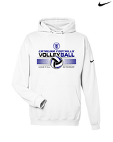 Catalina Foothills HS Volleyball Leave It On The Court - Nike Club Fleece Hoodie