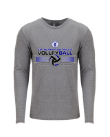 Catalina Foothills HS Volleyball Leave It On The Court - Tri-Blend Long Sleeve