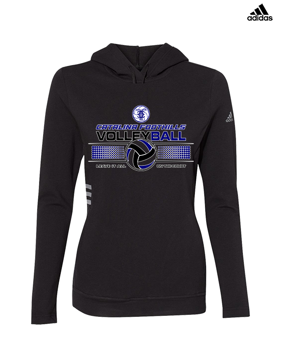 Catalina Foothills HS Volleyball Leave It On The Court - Womens Adidas Hoodie