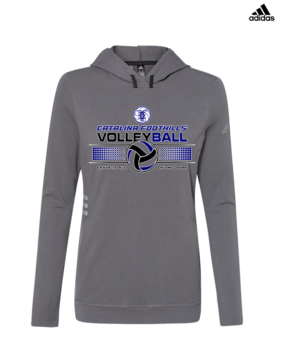 Catalina Foothills HS Volleyball Leave It On The Court - Womens Adidas Hoodie
