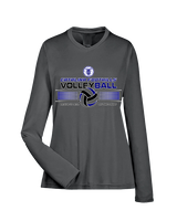 Catalina Foothills HS Volleyball Leave It On The Court - Womens Performance Longsleeve