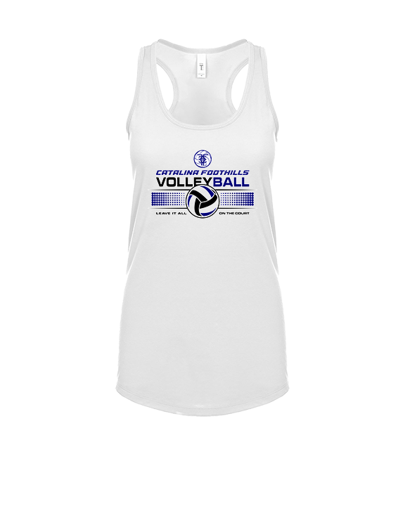 Catalina Foothills HS Volleyball Leave It On The Court - Womens Tank Top