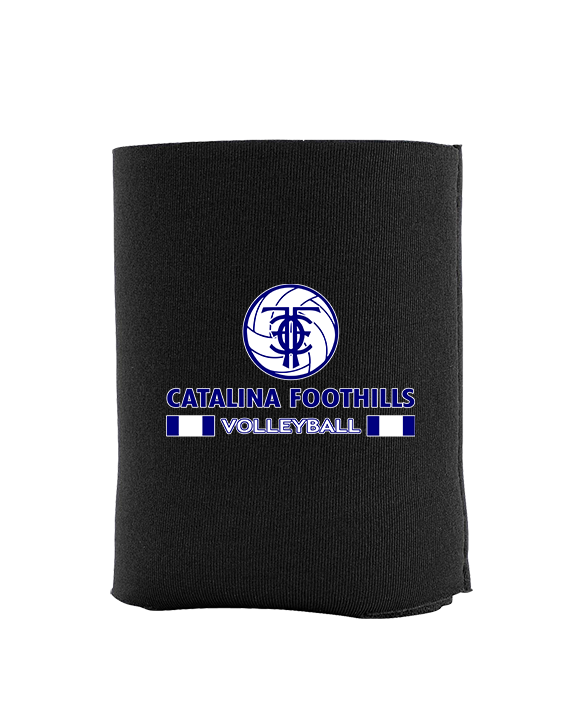 Catalina Foothills HS Volleyball Stacked - Koozie