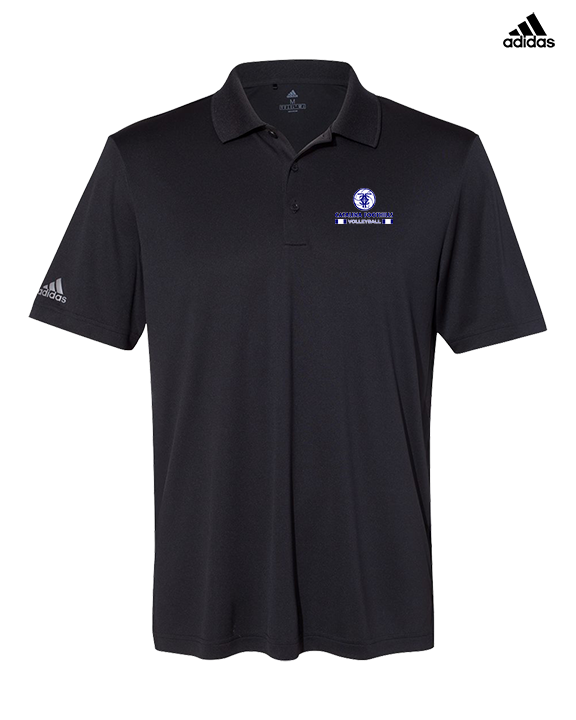 Catalina Foothills HS Volleyball Stacked - Mens Adidas Polo