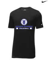 Catalina Foothills HS Volleyball Stacked - Mens Nike Cotton Poly Tee