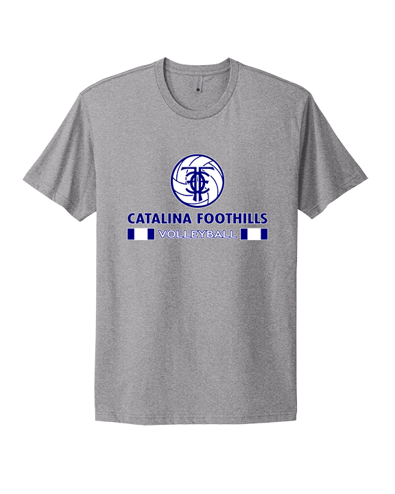 Catalina Foothills HS Volleyball Stacked - Mens Select Cotton T-Shirt
