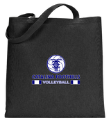 Catalina Foothills HS Volleyball Stacked - Tote