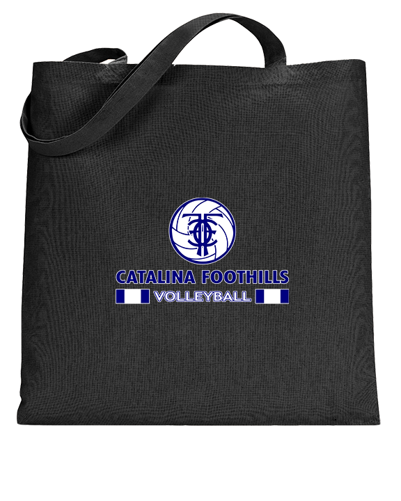 Catalina Foothills HS Volleyball Stacked - Tote