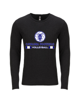 Catalina Foothills HS Volleyball Stacked - Tri-Blend Long Sleeve
