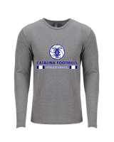 Catalina Foothills HS Volleyball Stacked - Tri-Blend Long Sleeve