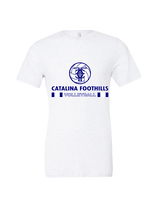 Catalina Foothills HS Volleyball Stacked - Tri-Blend Shirt