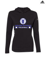 Catalina Foothills HS Volleyball Stacked - Womens Adidas Hoodie