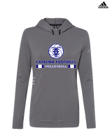 Catalina Foothills HS Volleyball Stacked - Womens Adidas Hoodie