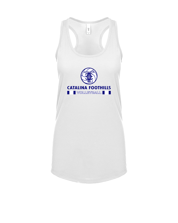 Catalina Foothills HS Volleyball Stacked - Womens Tank Top