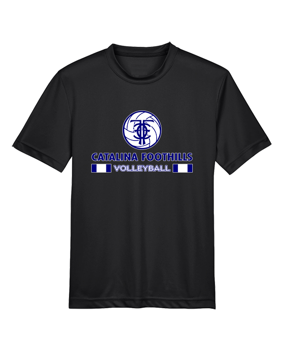 Catalina Foothills HS Volleyball Stacked - Youth Performance Shirt
