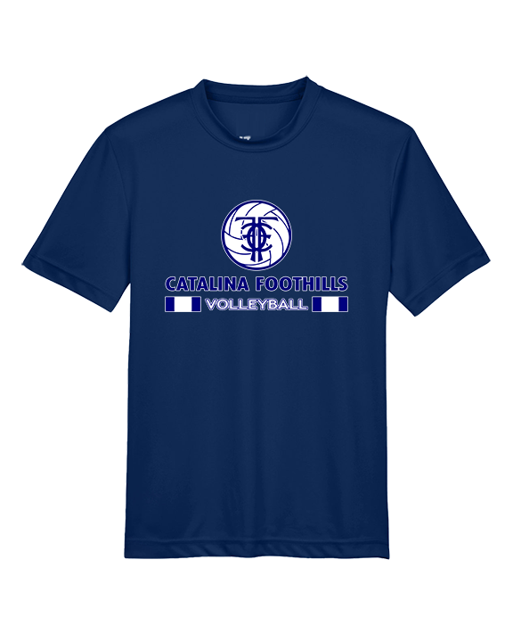 Catalina Foothills HS Volleyball Stacked - Youth Performance Shirt
