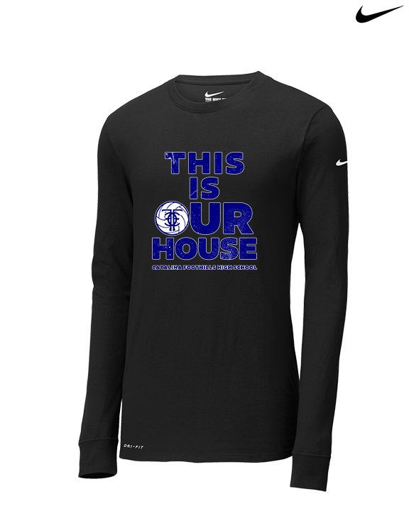 Catalina Foothills HS Volleyball TIOH - Mens Nike Longsleeve