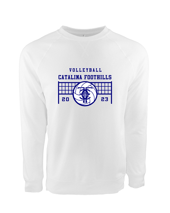 Catalina Foothills HS Volleyball VBall Net Alt.version - Crewneck Sweatshirt