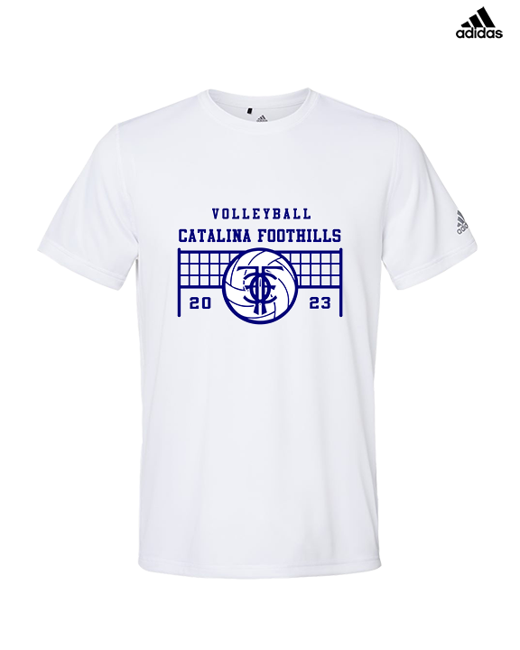 Catalina Foothills HS Volleyball VBall Net Alt.version - Mens Adidas Performance Shirt