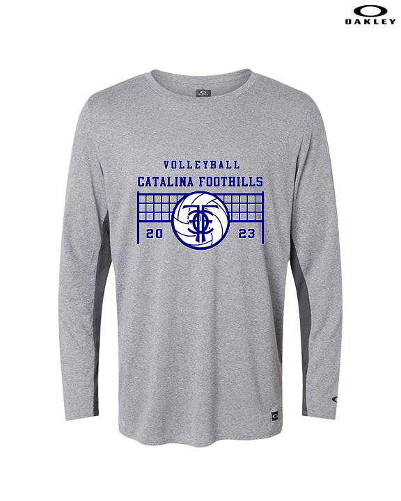 Catalina Foothills HS Volleyball VBall Net Alt.version - Mens Oakley Longsleeve