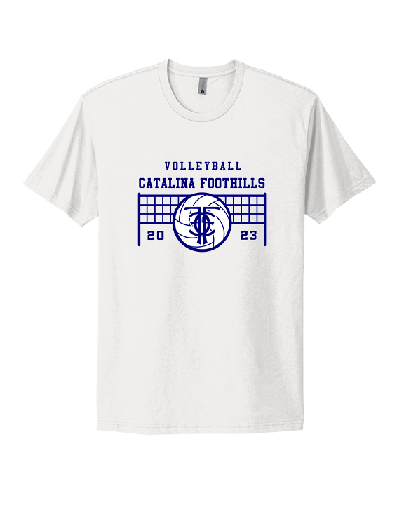 Catalina Foothills HS Volleyball VBall Net Alt.version - Mens Select Cotton T-Shirt