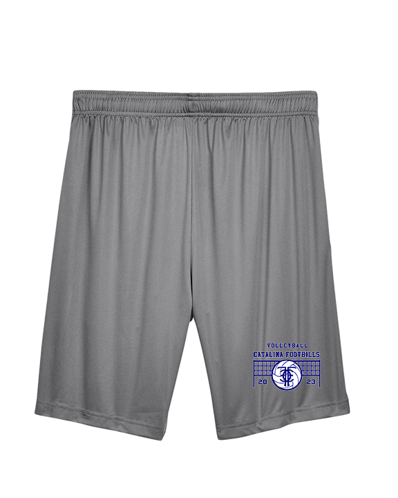 Catalina Foothills HS Volleyball VBall Net Alt.version - Mens Training Shorts with Pockets