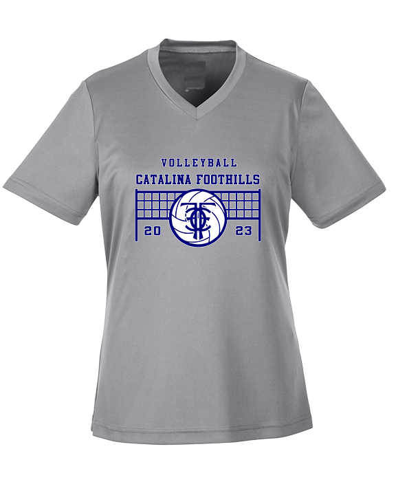 Catalina Foothills HS Volleyball VBall Net Alt.version - Womens Performance Shirt