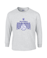 Catalina Foothills HS Volleyball VBall Net - Cotton Longsleeve