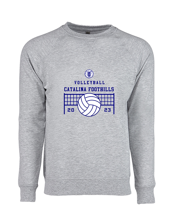 Catalina Foothills HS Volleyball VBall Net - Crewneck Sweatshirt