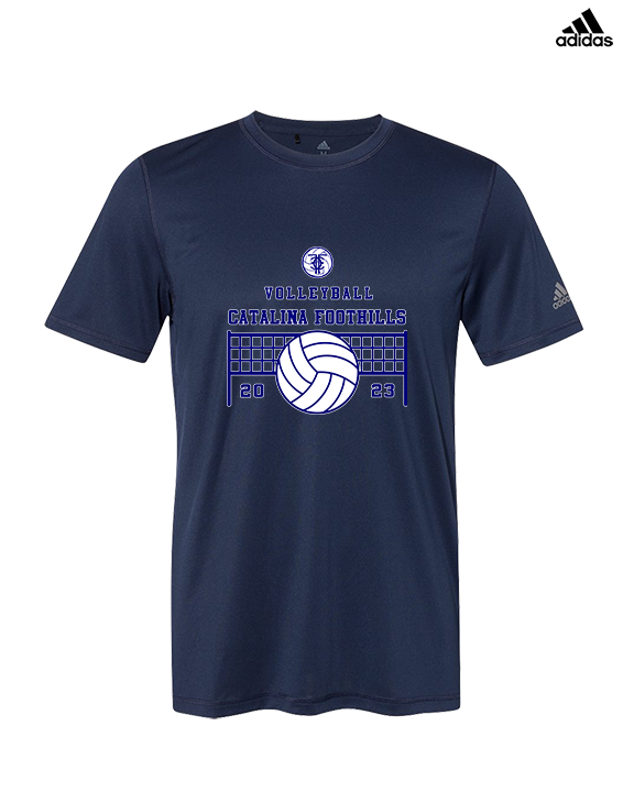 Catalina Foothills HS Volleyball VBall Net - Mens Adidas Performance Shirt