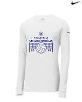 Catalina Foothills HS Volleyball VBall Net - Mens Nike Longsleeve