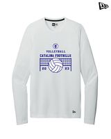 Catalina Foothills HS Volleyball VBall Net - New Era Performance Long Sleeve