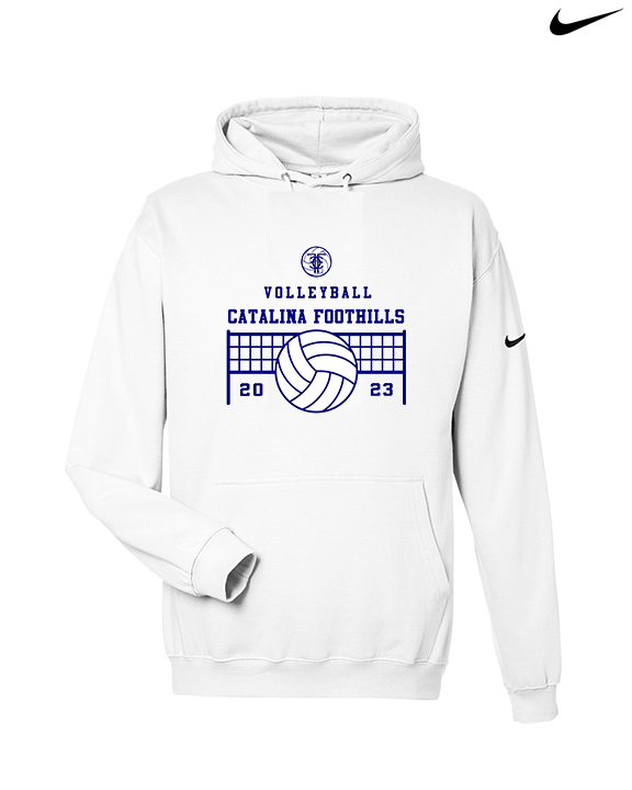Catalina Foothills HS Volleyball VBall Net - Nike Club Fleece Hoodie