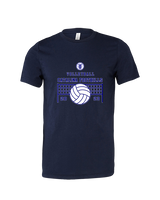 Catalina Foothills HS Volleyball VBall Net - Tri-Blend Shirt