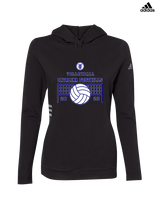 Catalina Foothills HS Volleyball VBall Net - Womens Adidas Hoodie