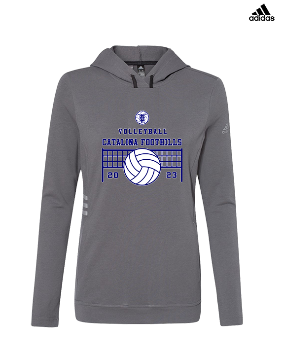 Catalina Foothills HS Volleyball VBall Net - Womens Adidas Hoodie