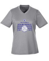 Catalina Foothills HS Volleyball VBall Net - Womens Performance Shirt
