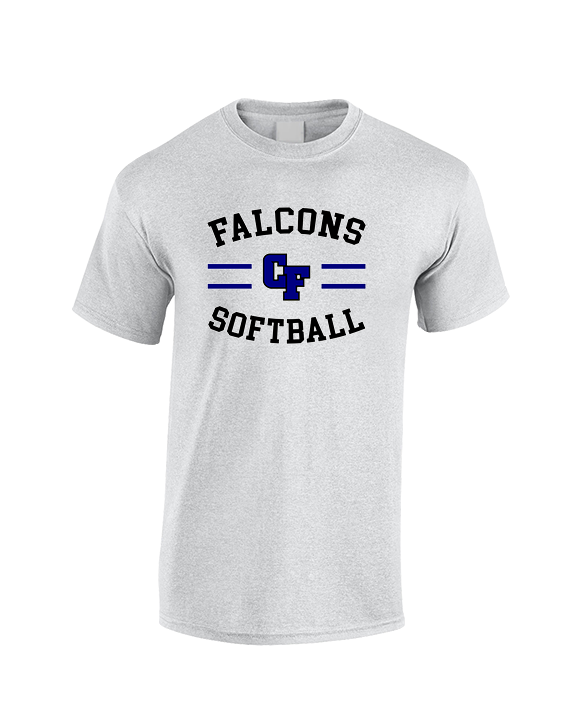 Catalina Foothills HS Softball Curve - Cotton T-Shirt