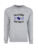 Catalina Foothills HS Softball Curve - Crewneck Sweatshirt