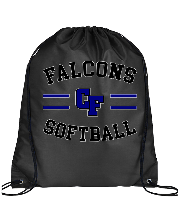 Catalina Foothills HS Softball Curve - Drawstring Bag
