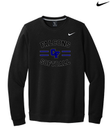 Catalina Foothills HS Softball Curve - Mens Nike Crewneck