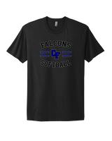 Catalina Foothills HS Softball Curve - Mens Select Cotton T-Shirt